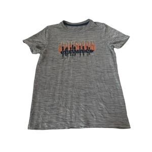 BCG Boys Gray Houston Texas Graphic Short Sleeve T-Shirt Youth Size Large